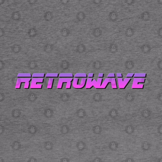 RETROWAVE (on white) by RickTurner